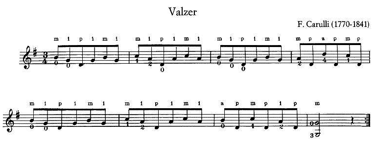 Carulli Valzer in G